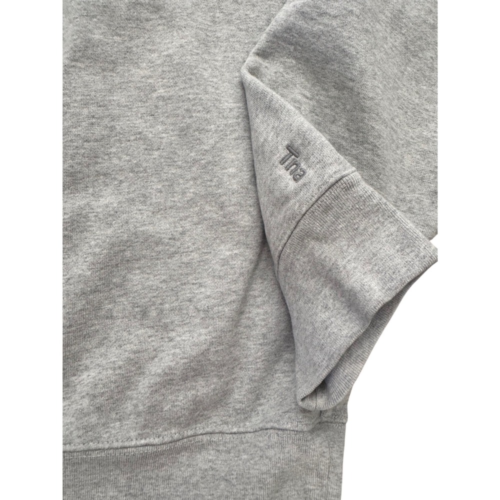 Aritzia TNA Extra Fleece Heavyweight Crewneck Sweatshirt Gray Oversized XL RARE - Picture 6 of 7